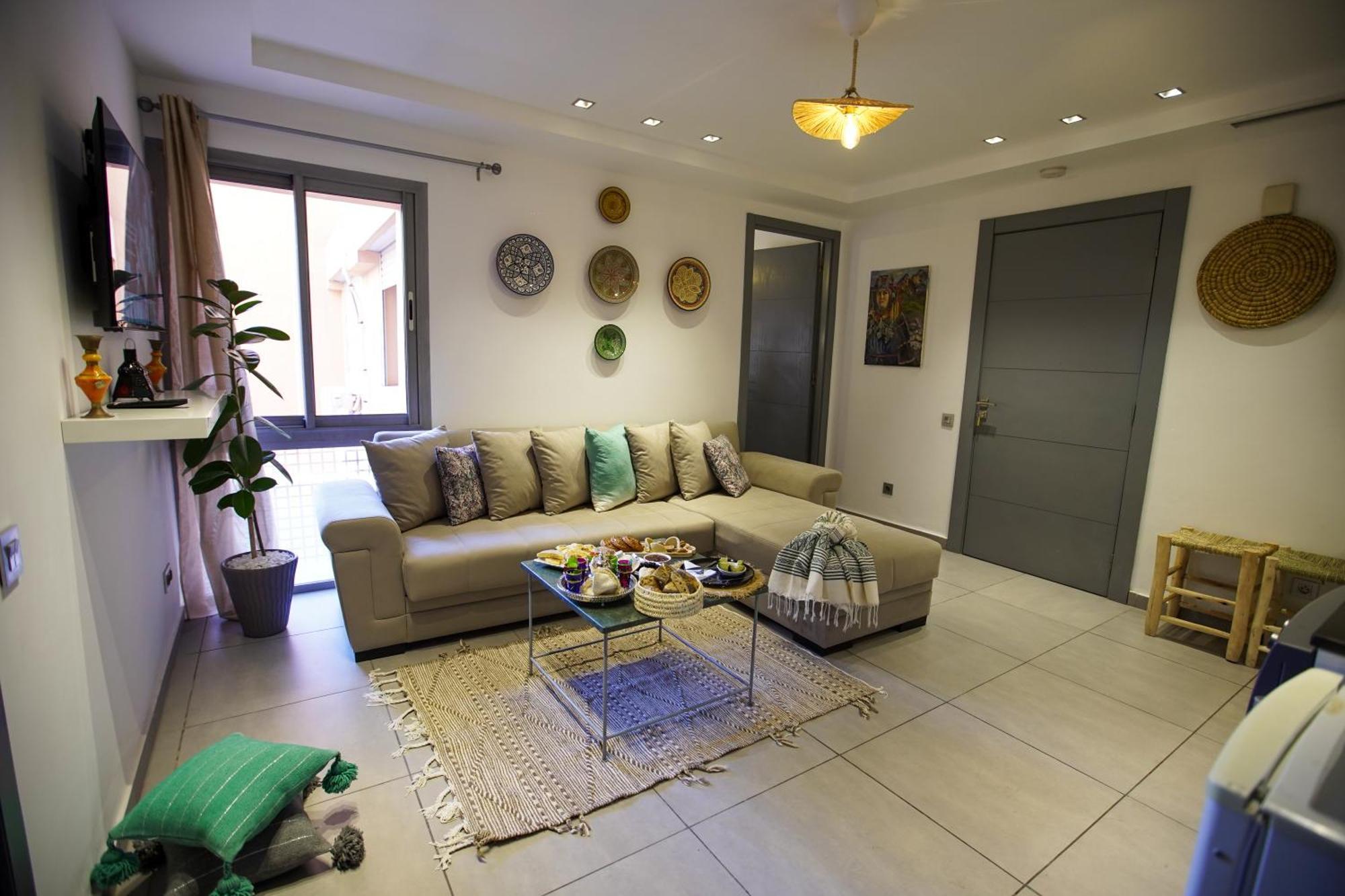 Lovely 2-Bedroom With Ac-Netflix-Nespreso Марракеш Экстерьер фото