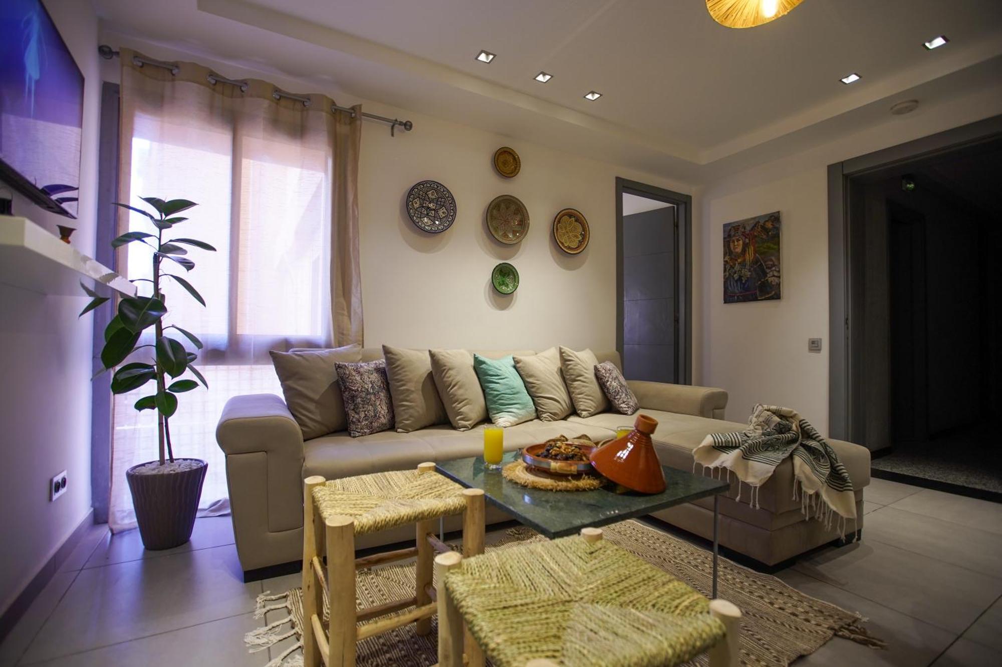 Lovely 2-Bedroom With Ac-Netflix-Nespreso Марракеш Экстерьер фото